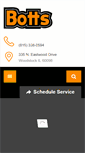 Mobile Screenshot of bottswelding.com